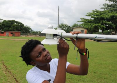 Weather Mast Set-up in Ghana