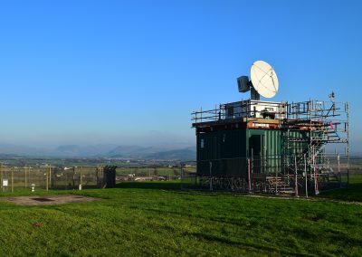 Mobile X-Band Radar in Cumbria